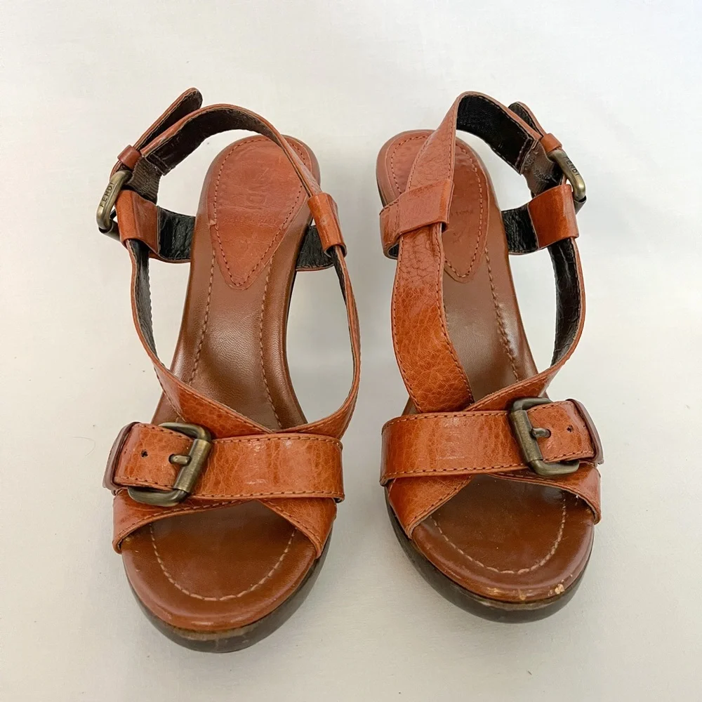FENDI leather slingback sandals size EU36 - Picture 2 of 5